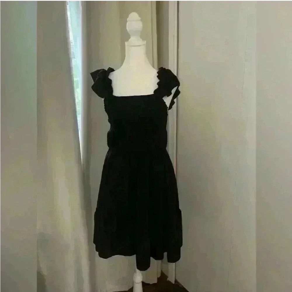 Elegant Black Ruffle Dress